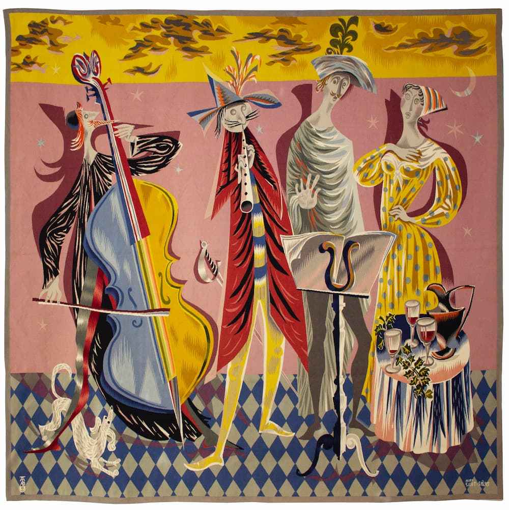 Galerie Chevalier, Tapisserie "Le Quatuor" / Tapestry "The Quatuor