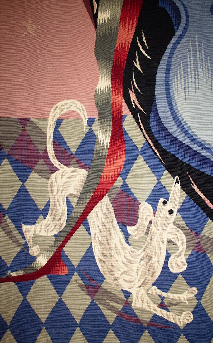 Galerie Chevalier, Tapisserie "Le Quatuor", détail / Tapestry "The Quatuor, detail