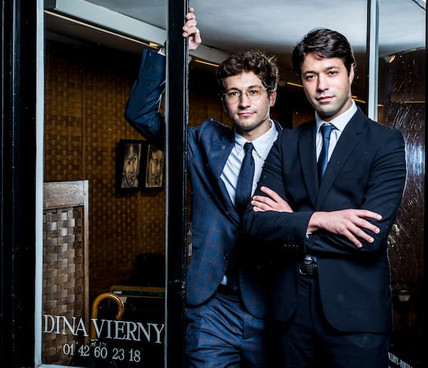 Alexandre et Pierre Lorquin, directeurs de la galerie Dina Vierny, © Corentin Fohlen