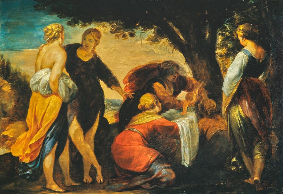 Figure 1 Jacques Blanchard, La naissance d’Adonis, Huile sur panneau, 52 x 75 cm