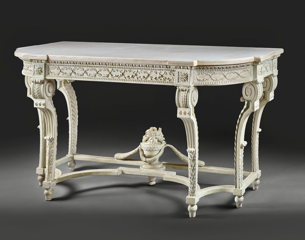 Georges Jacob, (1739-1814), Console commissioned by the Princess of Conti for the Salon de compagnie of the Hôtel du Lude, 1776